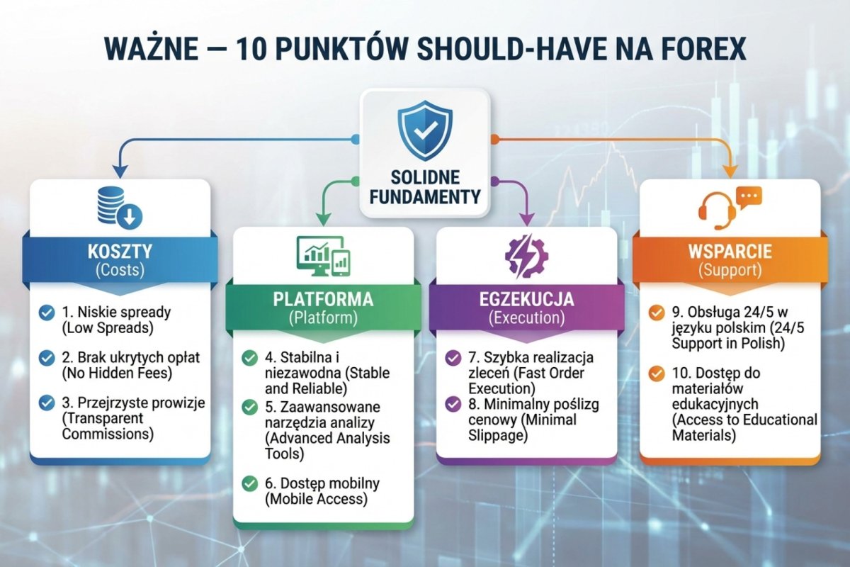 Kategoria WAŻNE — 10 punktów should-have dotyczących kosztów, platformy, egzekucji i supportu